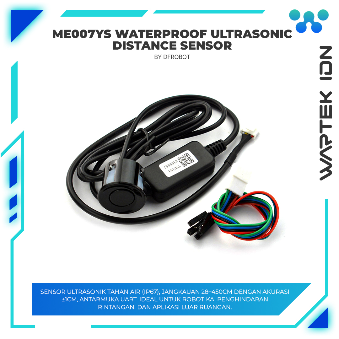 ME007YS Waterproof Ultrasonic Distance Sensor (28~450cm, UART, IP67) by DFRobot